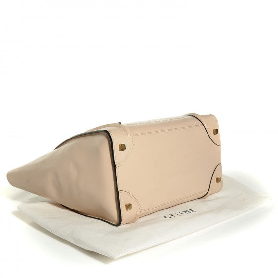 Satin Calfskin Mini Luggage Sand