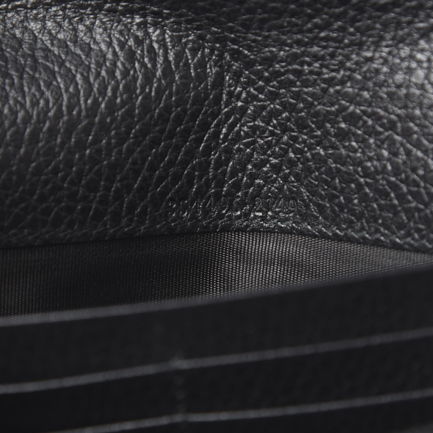 Gucci Dollar Calfskin Swing Continental Wallet Black 6 of 8