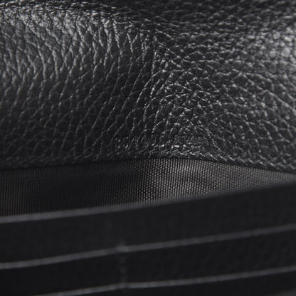 Gucci Dollar Calfskin Swing Continental Wallet Black 6 of 8