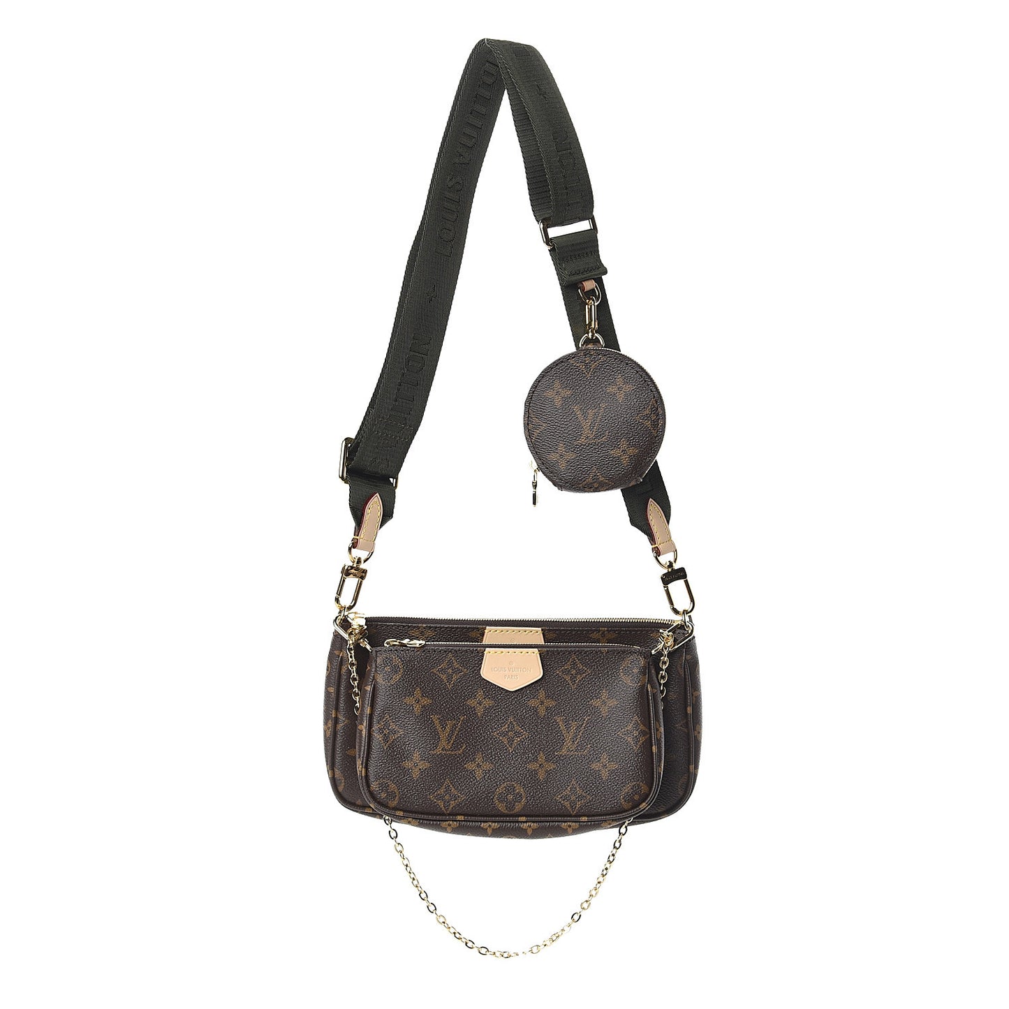 Monogram Multi Pochette Accessories Kaki