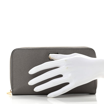 Dolce & Gabbana Dauphine Zip Around Wallet Grey 2 of 7