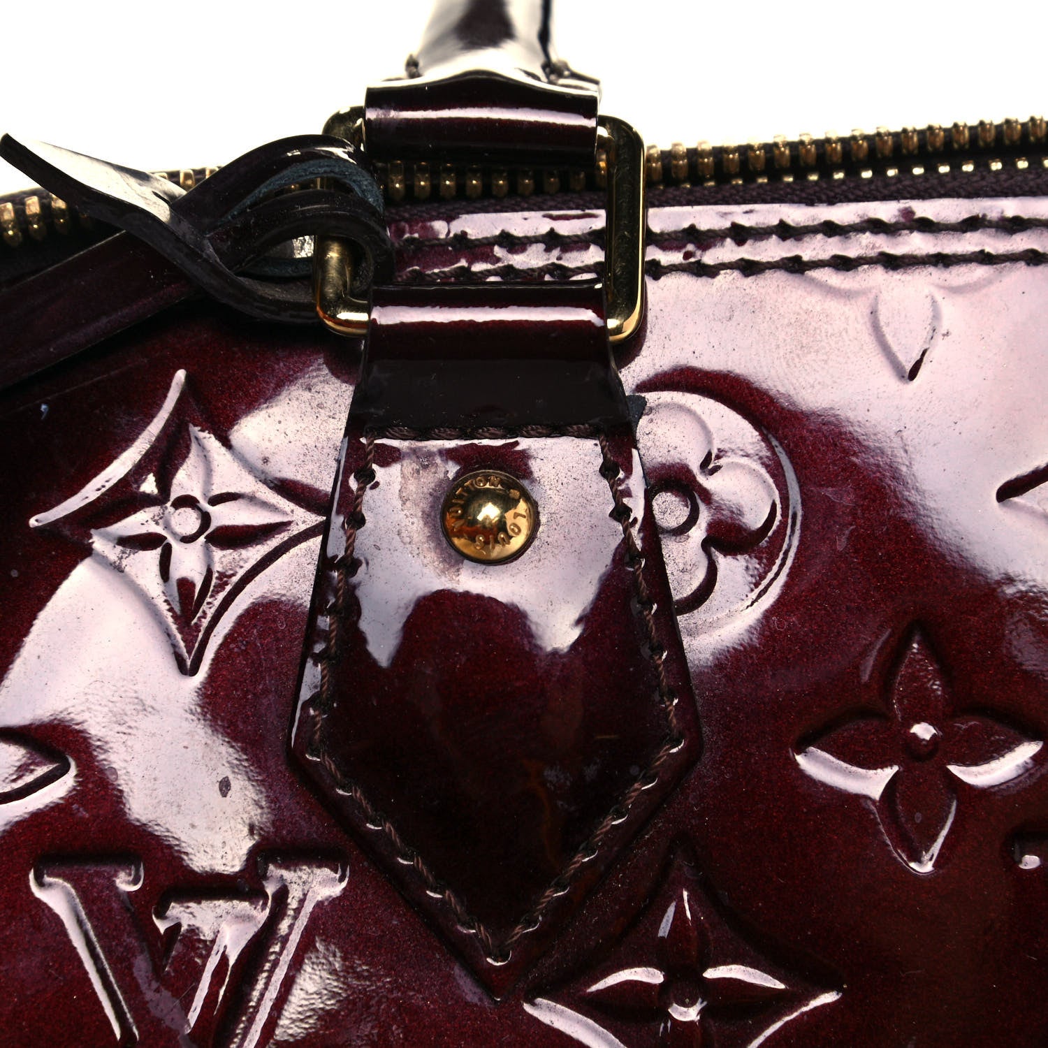 Louis Vuitton Vernis Alma PM Amarante 17 of 18