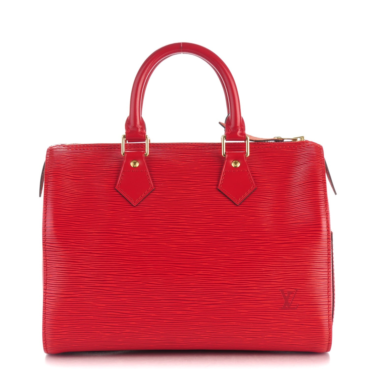 Louis Vuitton Epi Speedy 25 Castillan Red 1 of 7