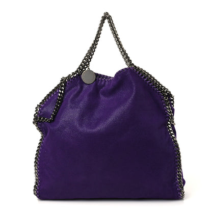 Stella McCartney Shaggy Deer Mini Falabella Fold Over Tote Bright Purple 1 of 6