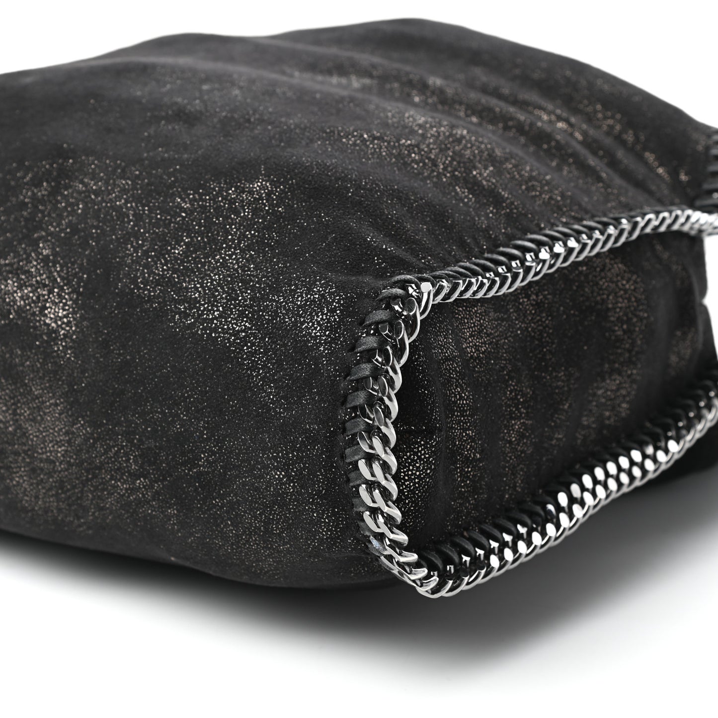 Shaggy Deer Small Falabella Tote Black
