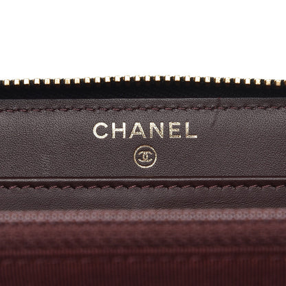 Chanel Caviar Quilted Large Gusset Zip Around Wallet Black 6 of 8