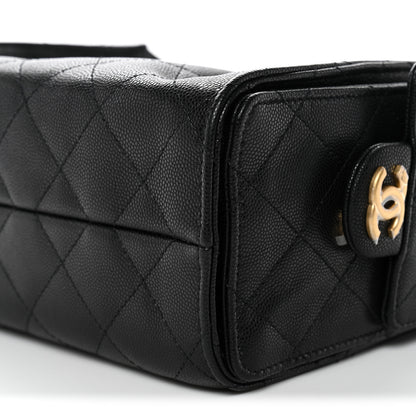 Chanel Caviar Quilted Mini Chanel 25 Handbag Black 10 of 11