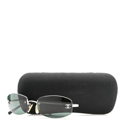 Chanel Metal Frameless Sunglasses 4002 Grey 8 of 8