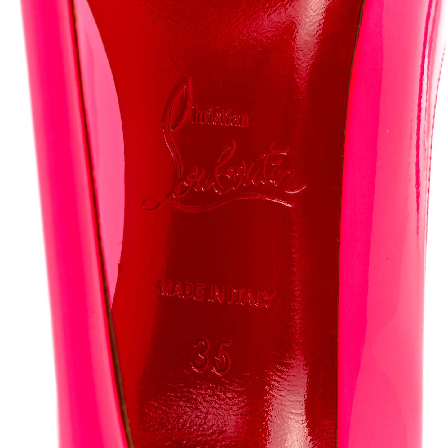 Patent Hot Chick 130 Pumps 35 Hot Pink