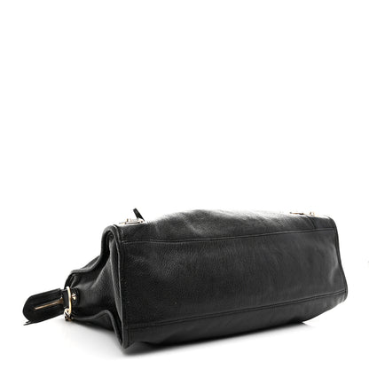 Balenciaga Chevre Gold Metallic Edge Hardware City Black 5 of 11