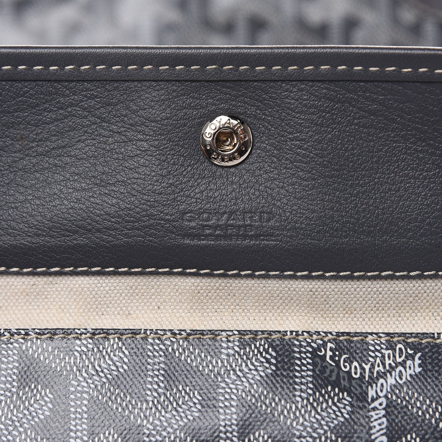 Goyard Goyardine Saint Louis GM Grey 6 of 16
