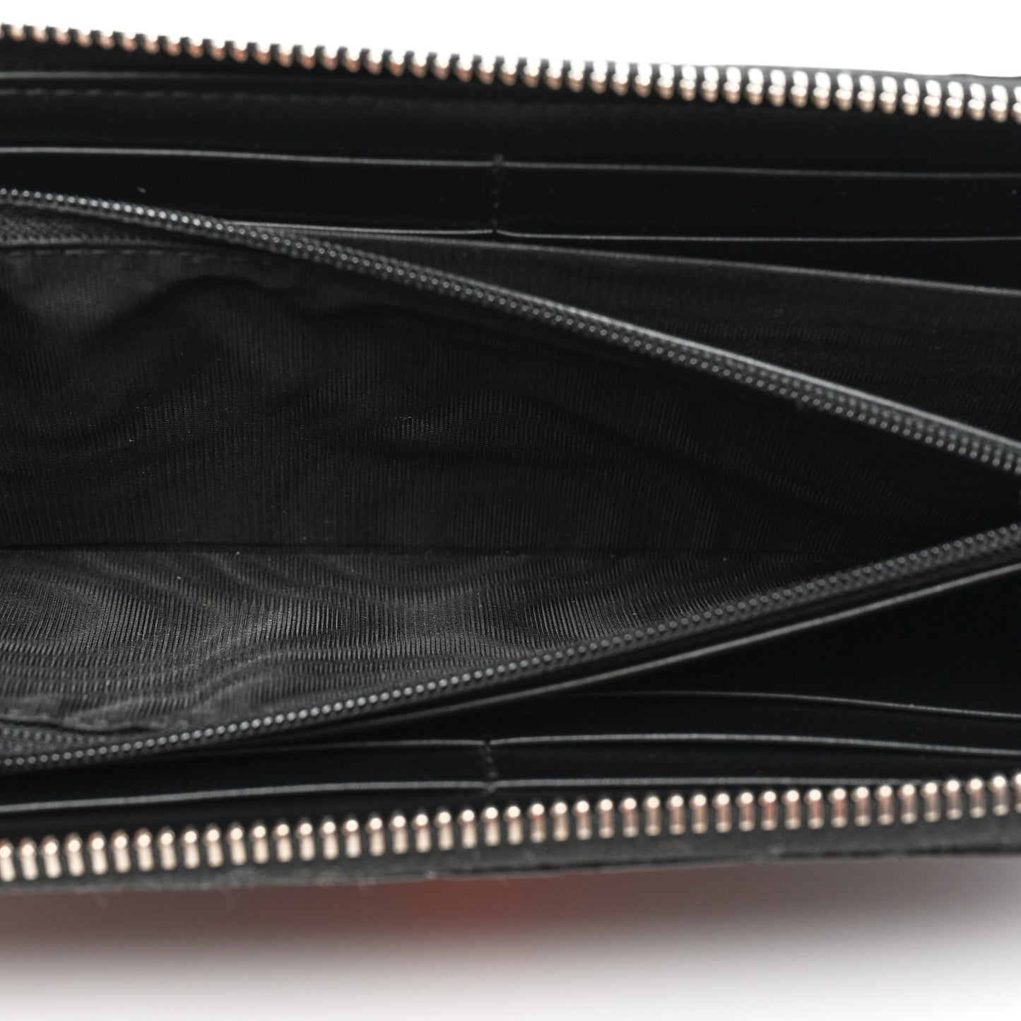 Guccissima Web Zip Around Wallet Black