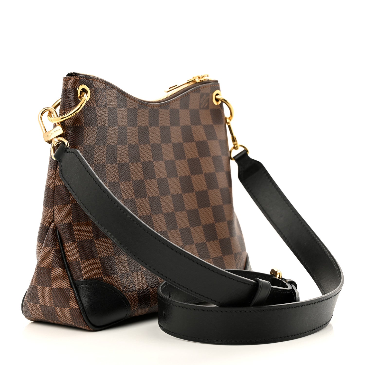 Louis Vuitton Damier Ebene Odeon PM Black 3 of 12