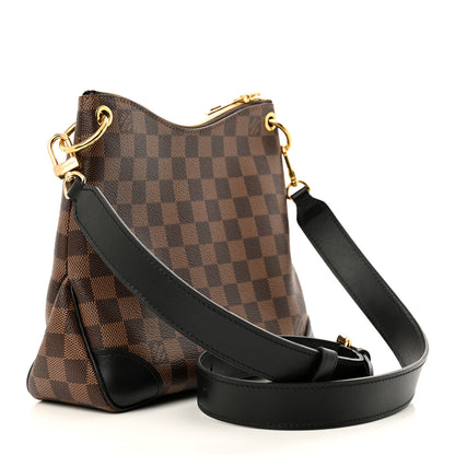 Louis Vuitton Damier Ebene Odeon PM Black 3 of 12