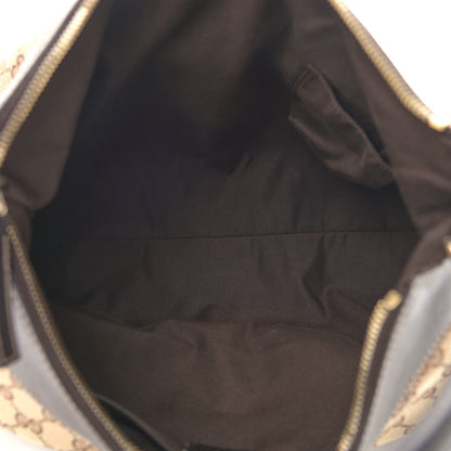 Gucci Monogram Large D Gold Hobo Dark Brown 5 of 11