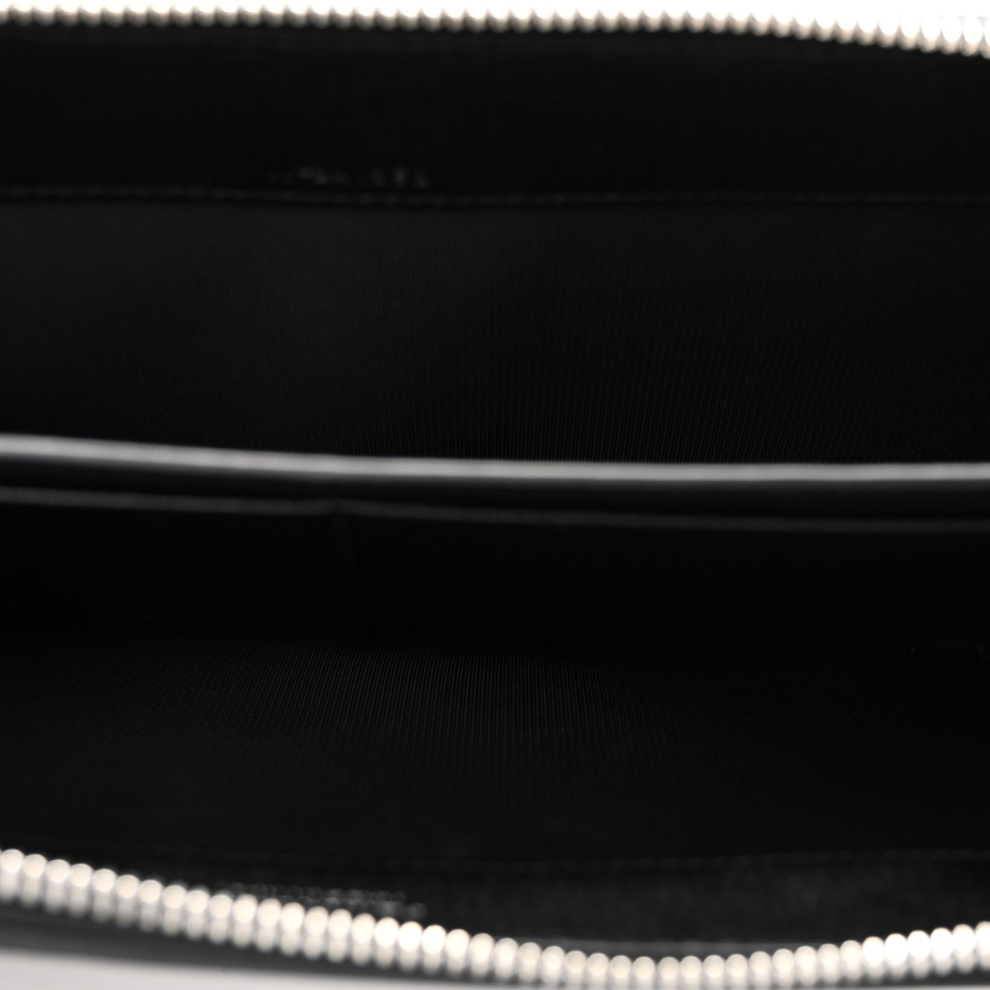 Hammered Calfskin New Revival Wristlet Clutch Black