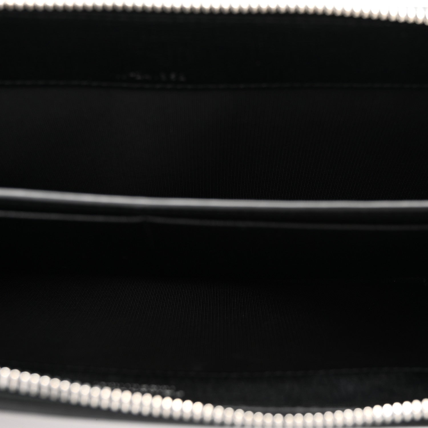 Salvatore Ferragamo Hammered Calfskin New Revival Wristlet Clutch Black 5 of 8