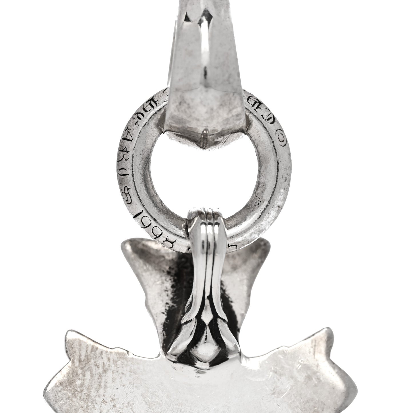 Sterling Silver Double Cross Pendant