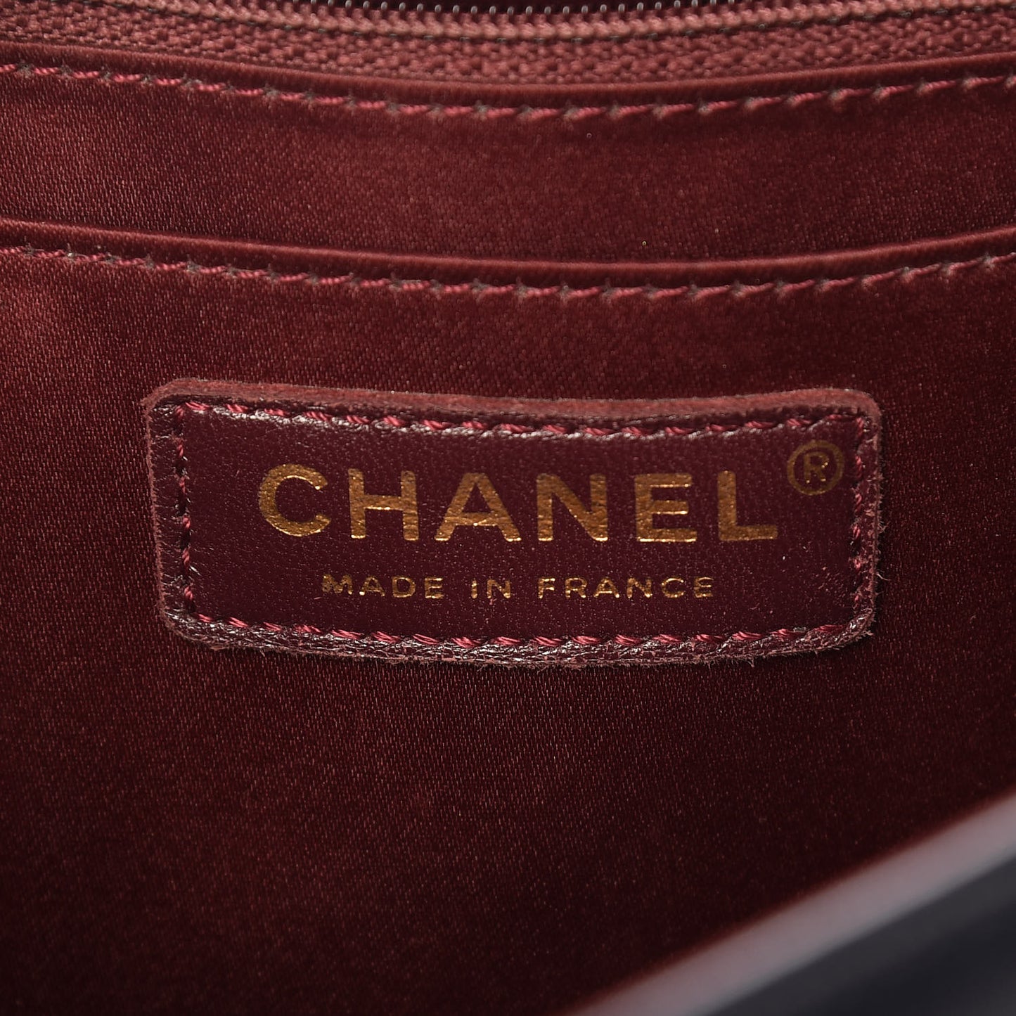 Lambskin Quilted Medium Golden Class Flap Marine