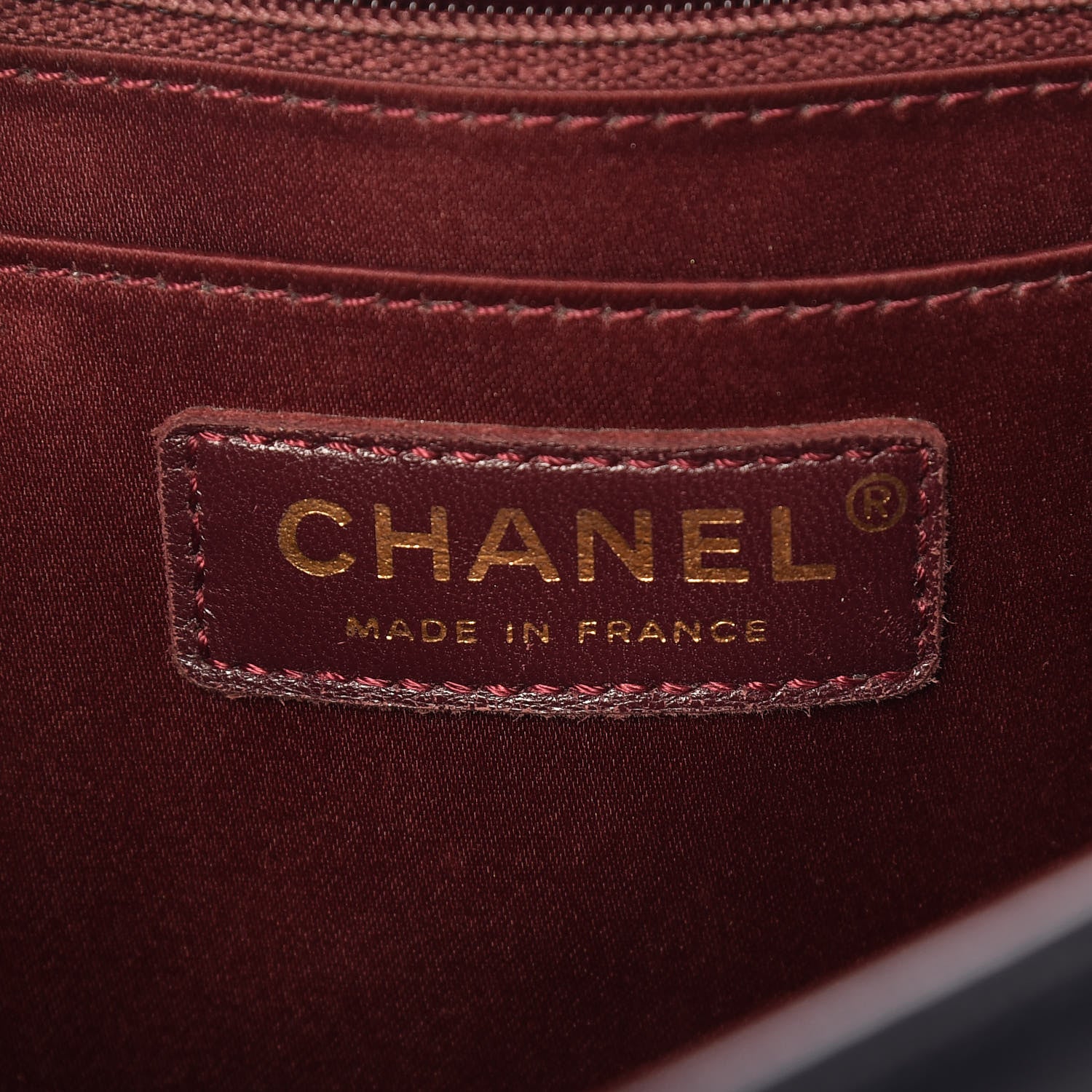 Chanel Lambskin Quilted Medium Golden Class Flap Marine 6 of 16
