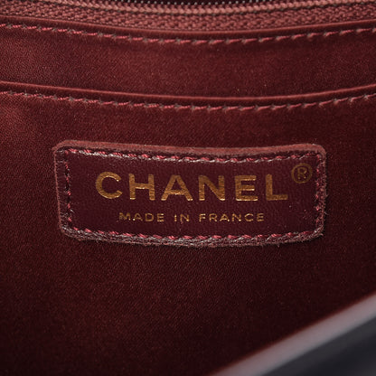 Chanel Lambskin Quilted Medium Golden Class Flap Marine 6 of 16