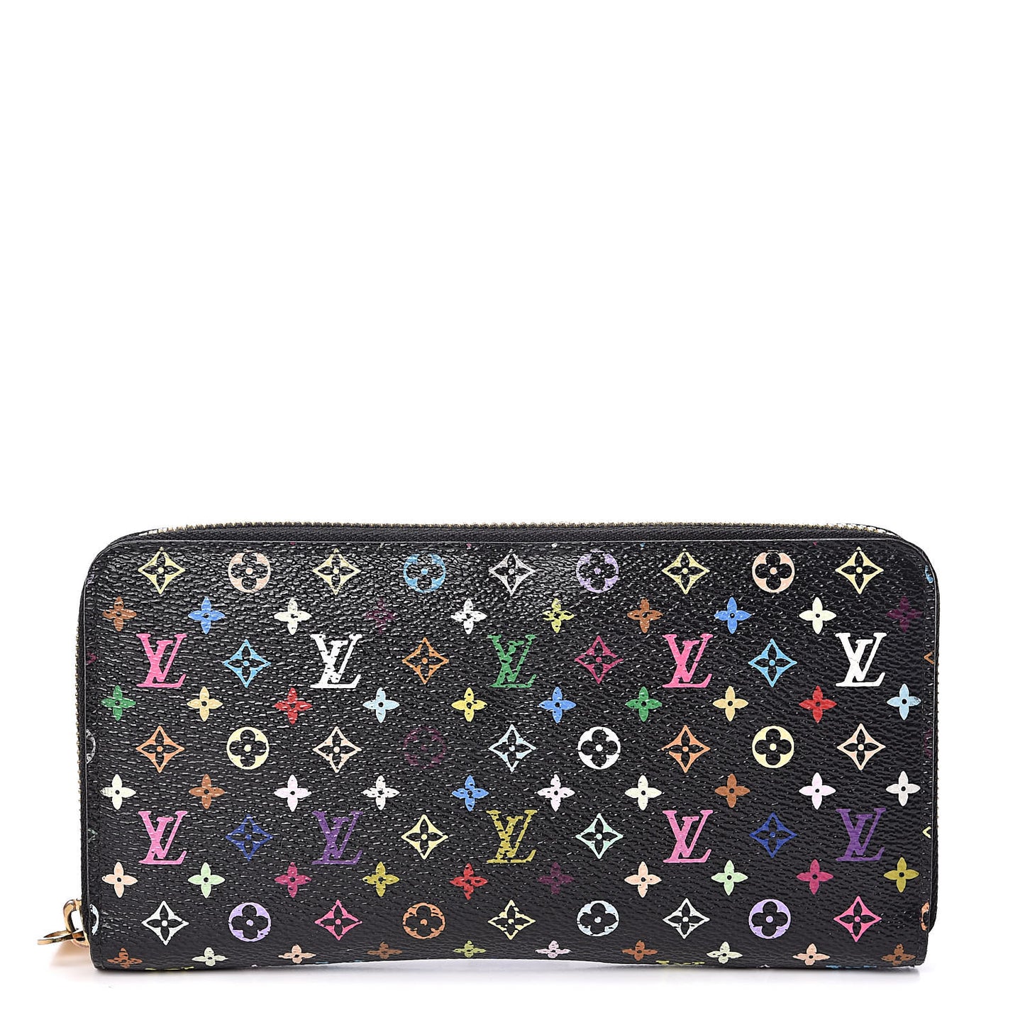 Monogram Multicolor Zippy Wallet Black Grenade