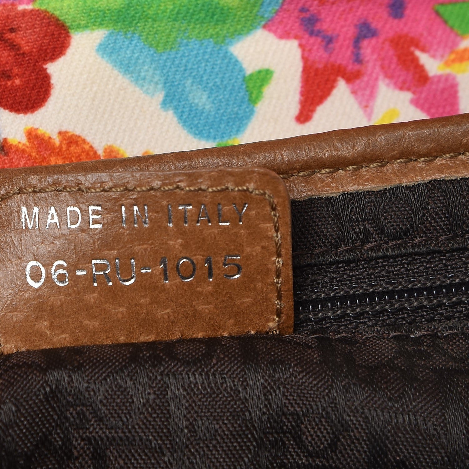 Christian Dior Canvas Floral Saddle Bag 7 of 11