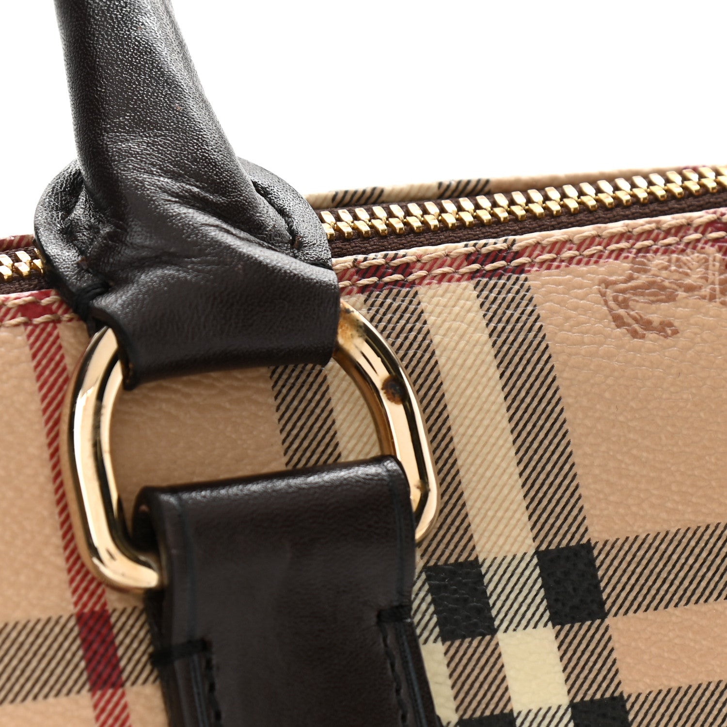 Burberry Haymarket Check Picadilly Bowler Brown 15 of 15