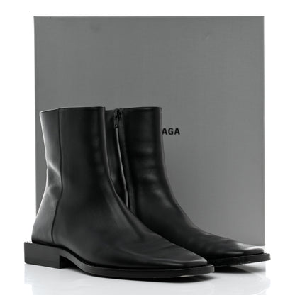 Balenciaga Calfskin Mens Soft Rim Ankle Booties 40.5 Black 9 of 9
