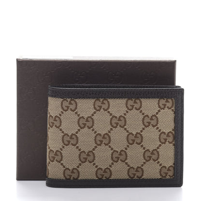 Gucci Monogram Mens Bi-Fold Wallet Brown 10 of 10