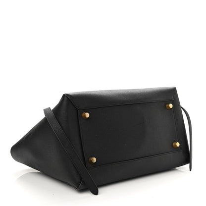Celine Grained Calfskin Large Belt Bag Black 3 of 10