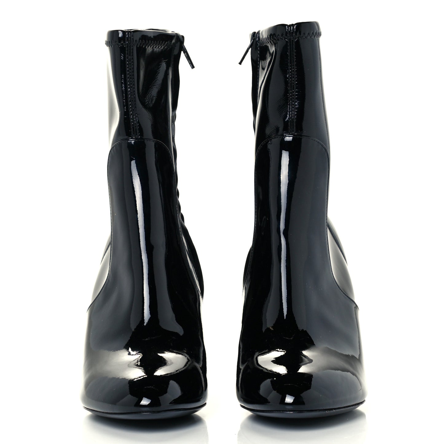 Patent Uniformes Silhouette Ankle Boots 37.5 Black