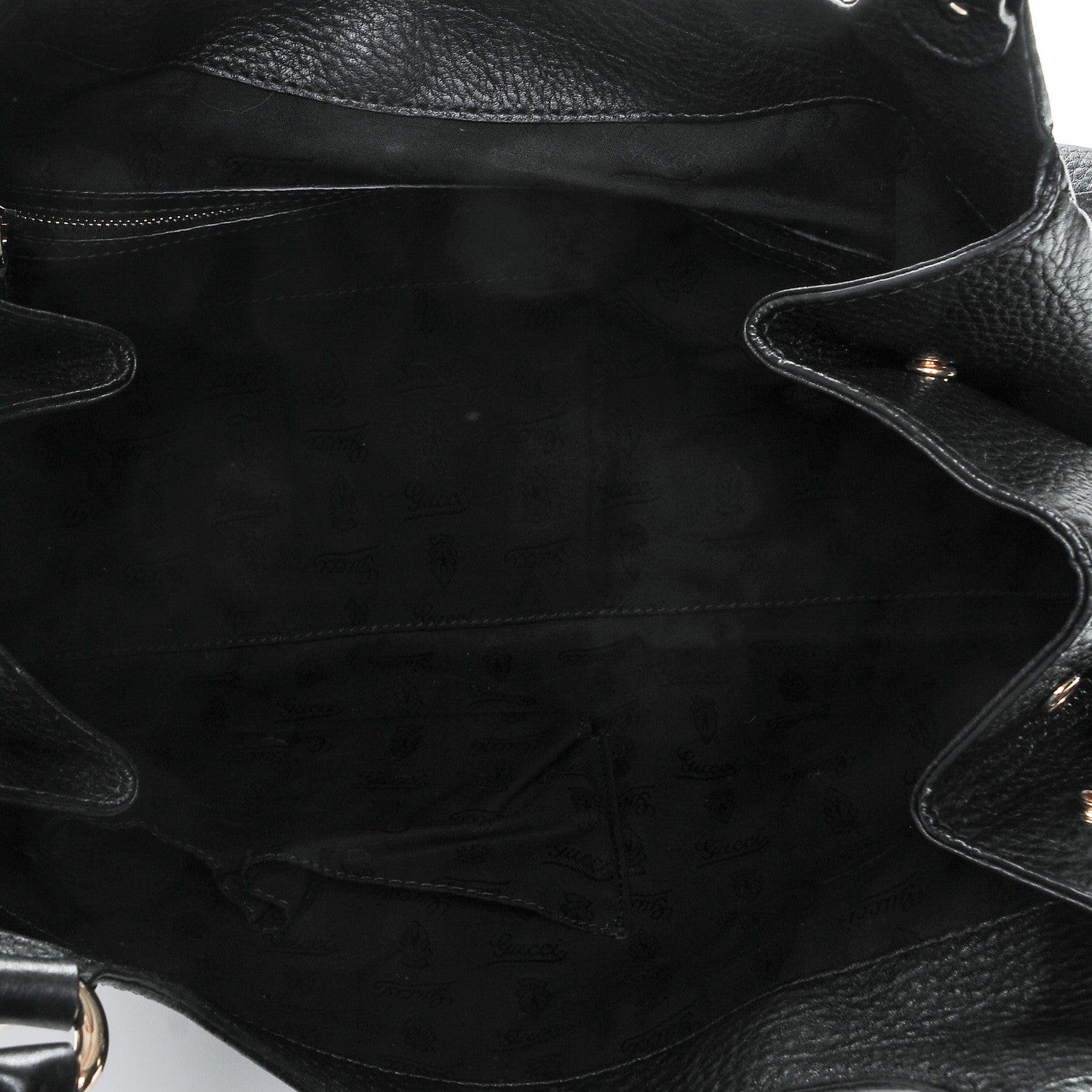 Gucci Calfskin Medium Web Heritage Shoulder Bag Black 5 of 6