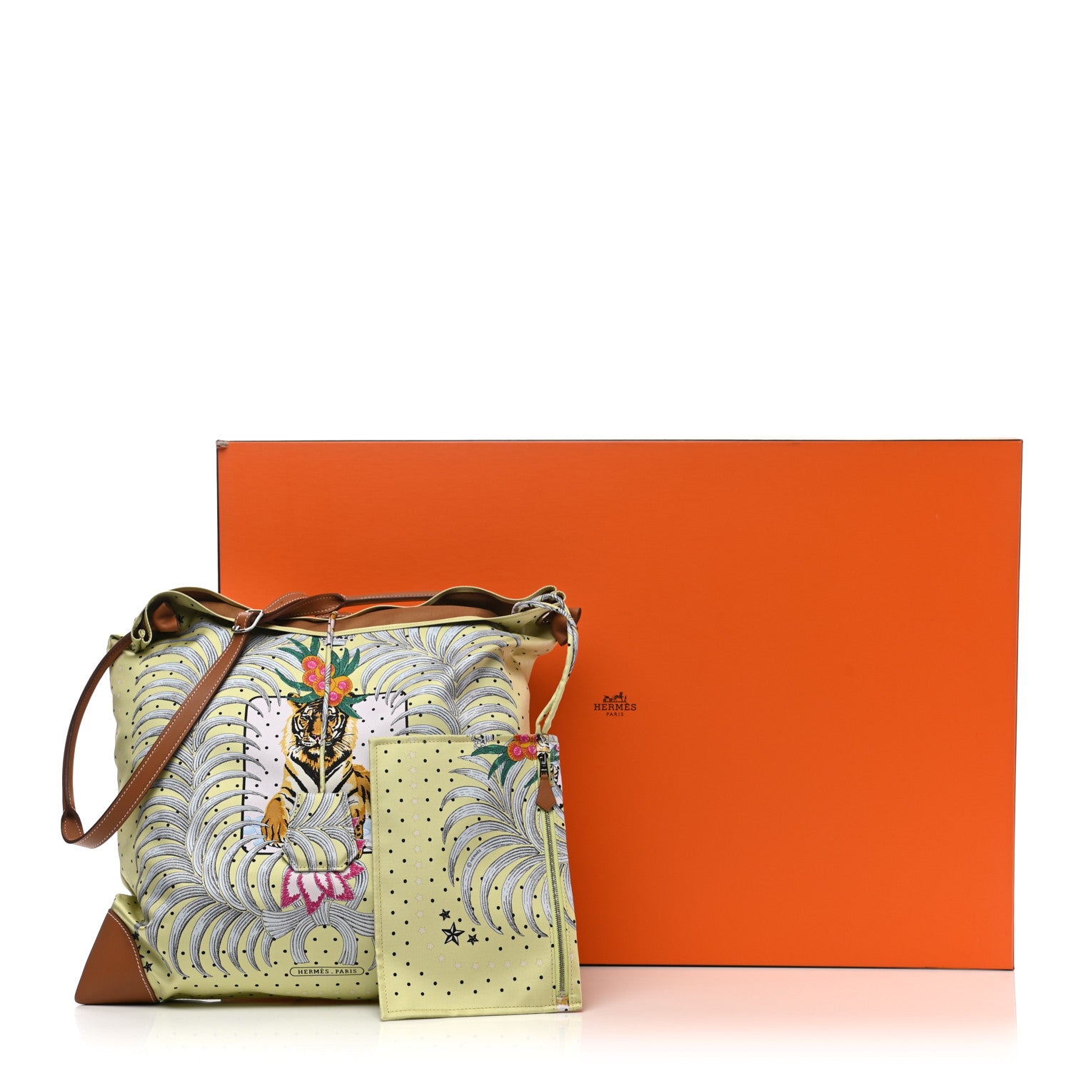 Hermes Silk City Tigre Royale Bag 13 of 13