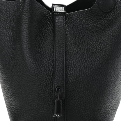 Hermes Taurillon Clemence Monochrome Picotin Lock 18 PM Black 8 of 11