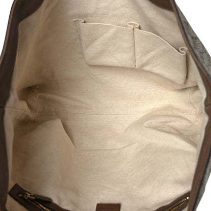 Gucci GG Supreme Monogram Medium Nice Tote Brown 5 of 10