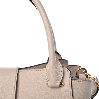 Burberry Soft Grain Calfskin Medium Buckle Tote Limestone 12 of 13