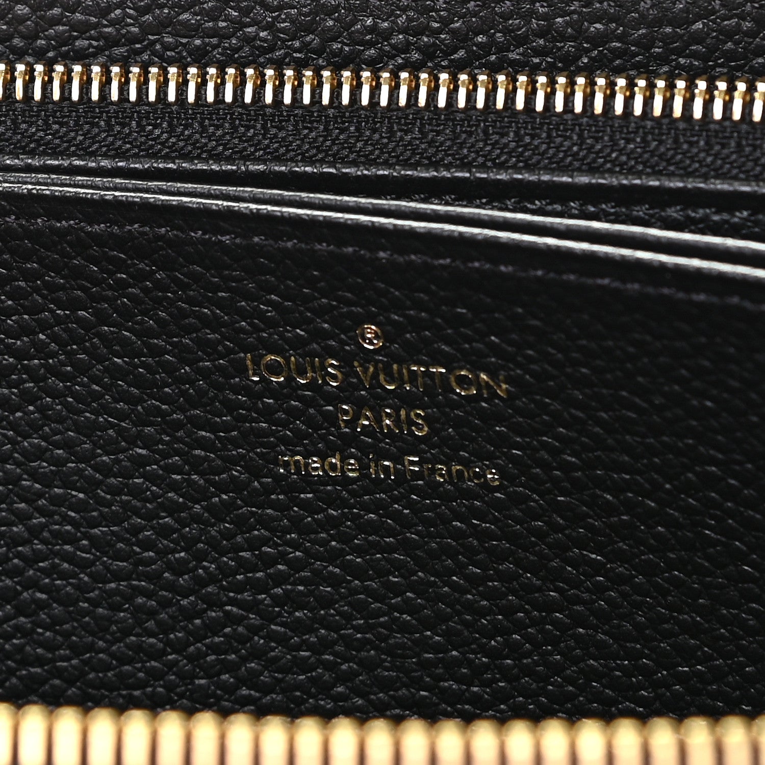 Louis Vuitton Empreinte Vosges Zippy Wallet Black 7 of 8