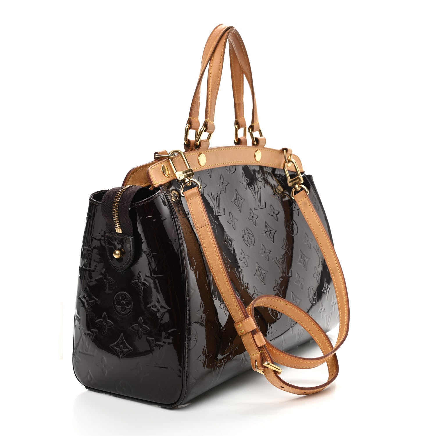 Louis Vuitton Vernis Brea MM Amarante 3 of 9