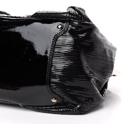 Versace Patent Embossed Frame Satchel Black 8 of 12