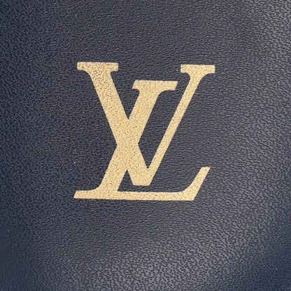 Louis Vuitton Monogram Patchwork Denim LV Easy Mule 11 Navy Blue 8 of 9