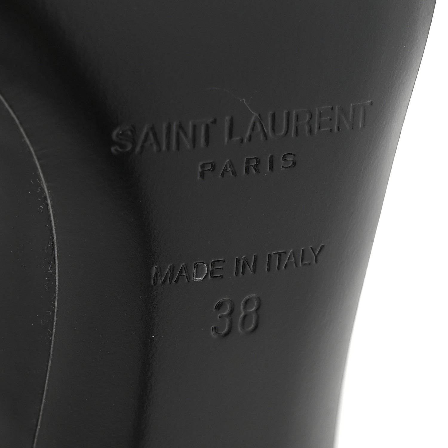 Saint Laurent Patent Opyum 85 Pumps 38 Black 7 of 10