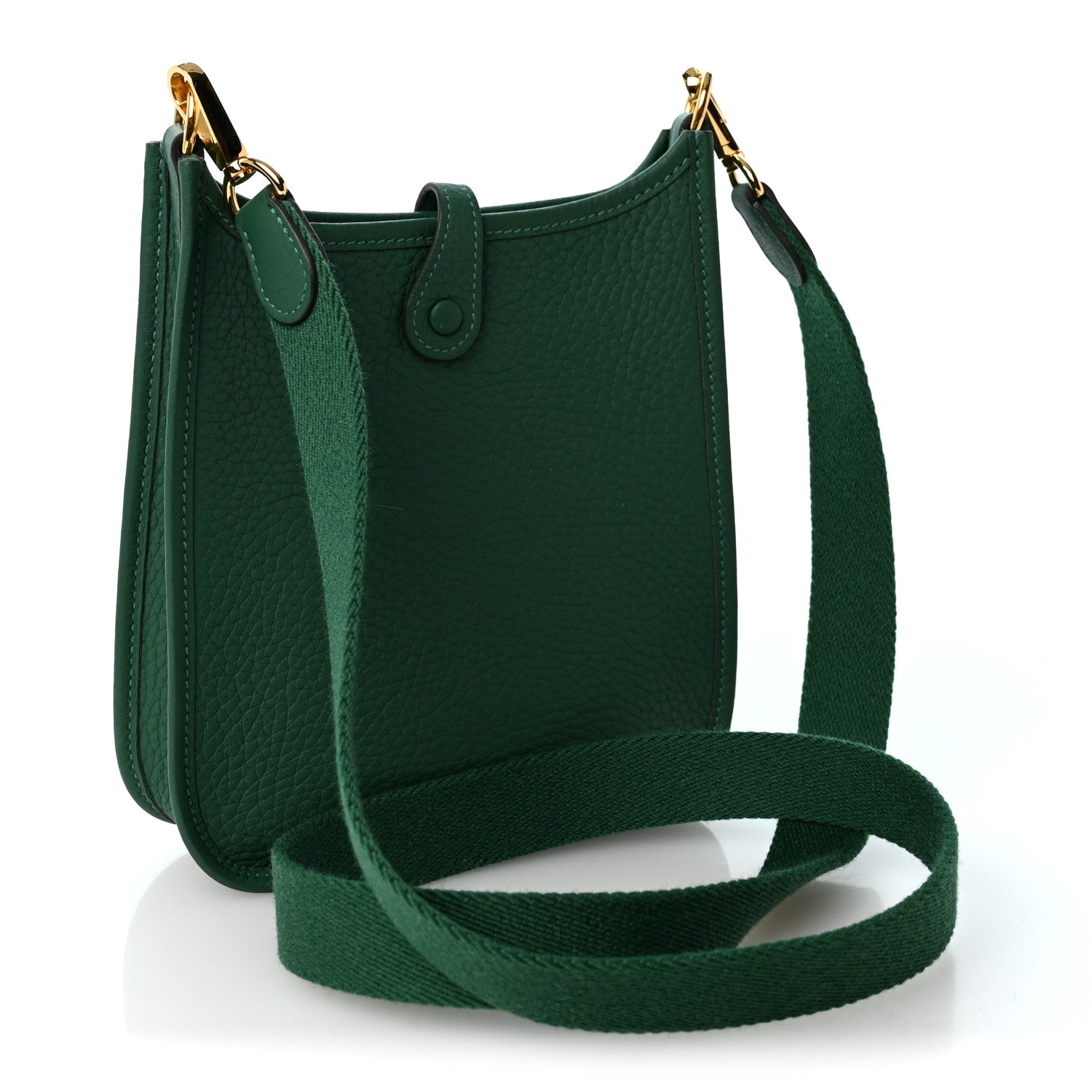 Hermes Taurillon Clemence Evelyne TPM Vert Vertigo 3 of 10