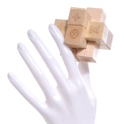 Louis Vuitton Le Pateki Wood Cube Puzzle VIP Gift 2 of 4