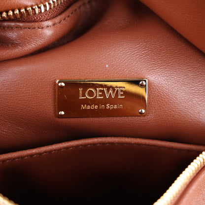 Loewe Nappa Lambskin Small Featherlight Puzzle Bag Pecan 6 of 10