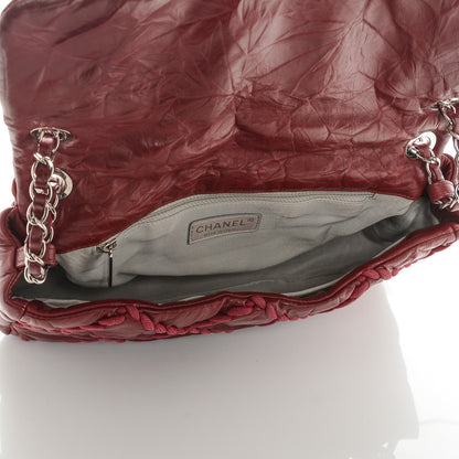Chanel Calfskin Medium Ultra Stitch Flap Dark Red 5 of 9