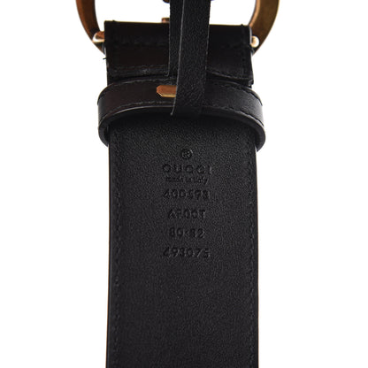 Gucci Calfskin Double G 40mm Belt 80 32 Black 4 of 6