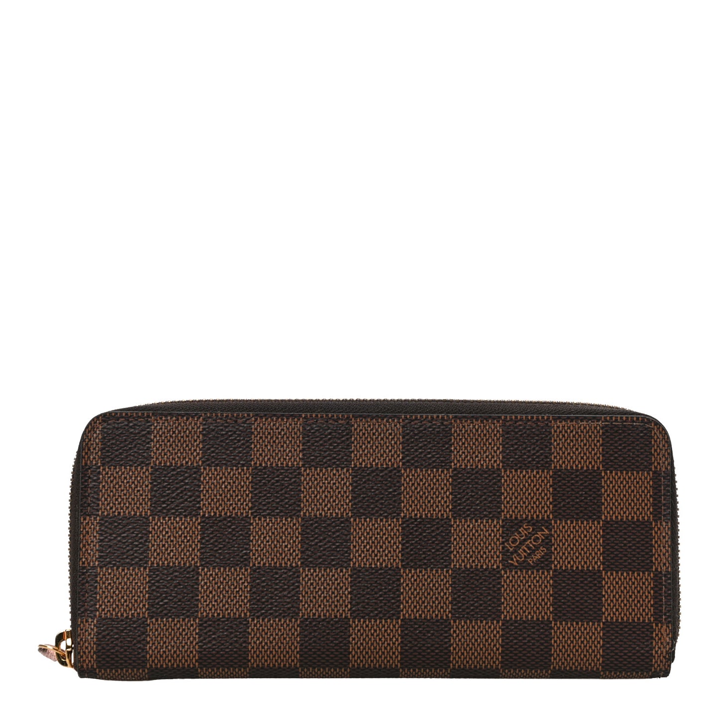 Damier Ebene Clemence Wallet Rose Ballerine