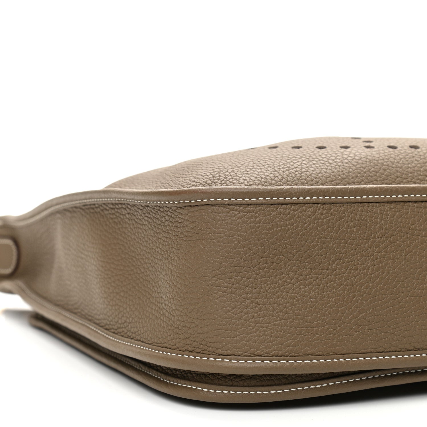 Hermes Taurillon Clemence Evelyne III GM Etoupe 9 of 10