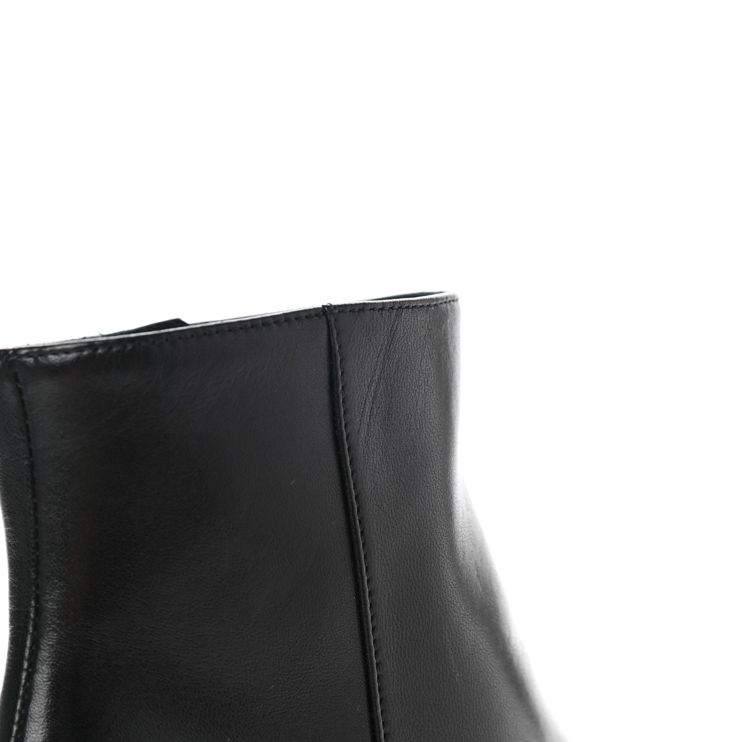 Nappa Loulou Ankle Zip Boot 36.5 Black